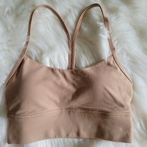 Lululemon Flow Y Longline Bra Beechwood